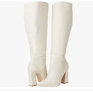 New Steve Madden Padmy Knee High Boot Size 8 Off White